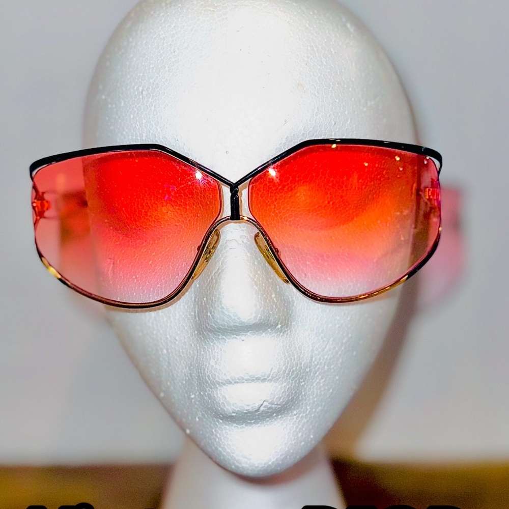Vintage DIOR Stylish Red Sunglasses